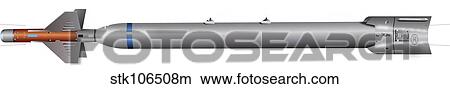 Stock Illustration - Illustration of a GBU-28 laser guided bomb unit.. Fotosearch