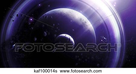 Illustration of a ringed-planet viewed from above. View Large Illustration Stock Illustration - Illustration of a ringed-planet viewed from above.. Fotosearch