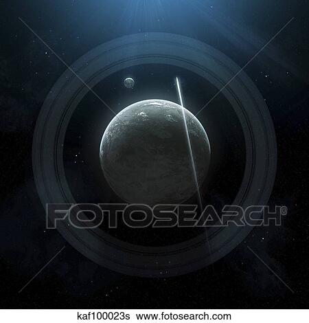 Illustration of a simple planet and its ring system. View Large Illustration Stock Illustration - Illustration of a simple planet and its ring system.. Fotosearch
