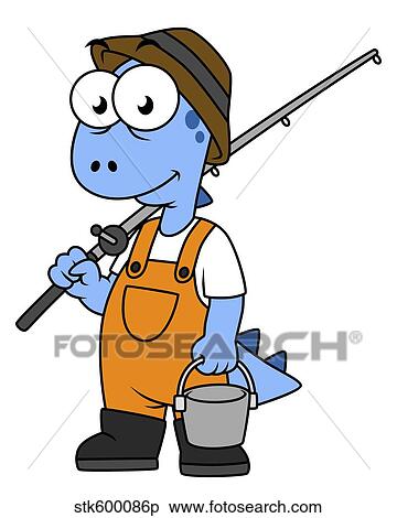 Illustration of an Allosaurus fisherman. View Large Illustration Stock Illustration - Illustration of an Allosaurus fisherman.. Fotosearch