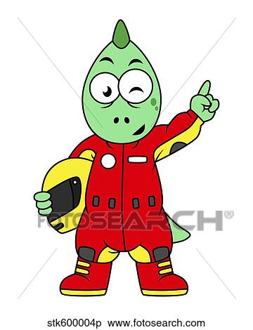 Illustration of an Allosaurus race car driver. View Large Illustration Stock Illustration - Illustration of an Allosaurus race car driver.. Fotosearch