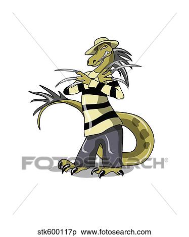 Illustration of an Amargasaurus posing as the fictional Freddy Krueger. View Large Illustration Stock Illustration - Illustration of an Amargasaurus posing as the fictional Freddy Krueger.. Fotosearch