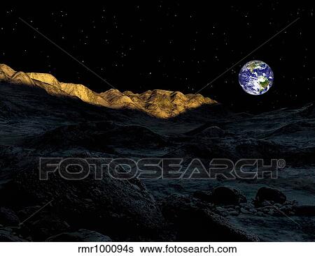 Illustration of the peaks surrounding the Peary crater on Earth's moon. View Large Illustration Stock Illustration - Illustration of the peaks surrounding the Peary crater on Earth's moon.. Fotosearch