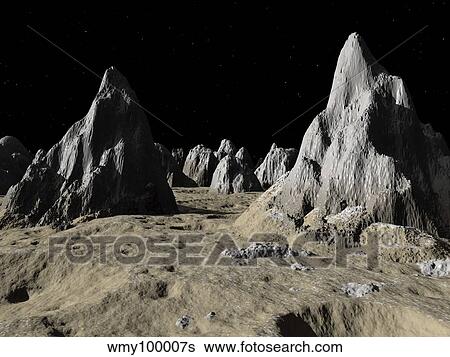 Illustration of the surface of the massive Asgard impact basin on Jupiter's moon, Callisto. View Large Illustration Stock Illustration - Illustration of the surface of the massive Asgard impact basin on Jupiter's moon, Callisto.. Fotosearch