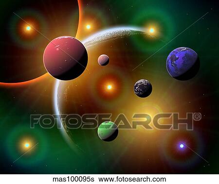 Illustration of the variations of stars and planets in the Milky Way galaxy. View Large Illustration Stock Illustration - Illustration of the variations of stars and planets in the Milky Way galaxy.. Fotosearch