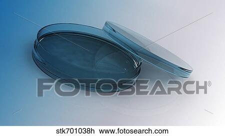 Drawing - Image of a petri plate used to culture cells.. Fotosearch