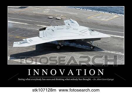 Innovation Inspirationnel Citation Et Motivation Affiche Image Stkm Fotosearch