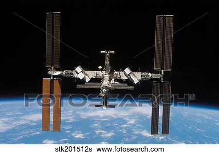 Stock Photograph - International Space Station. Fotosearch