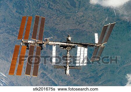 International Space Station View Large Photo Image Stock Photograph - International Space Station. Fotosearch