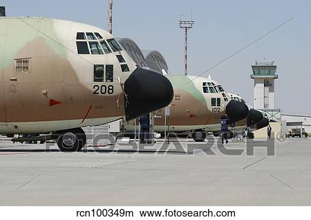 Israeli Air Force C-130 Karnaf aircraft at Nevatim Airbase. View Large Photo Image Picture - Israeli Air Force C-130 Karnaf aircraft at Nevatim Airbase.. Fotosearch