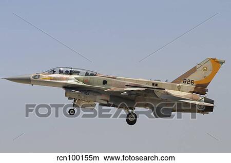 Israeli Air Force F-16I Sufa prepares for landing at Hatzerim Airbase, Israel. View Large Photo Image Picture - Israeli Air Force F-16I Sufa prepares for landing at Hatzerim Airbase, Israel.. Fotosearch
