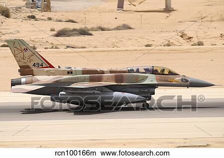 Israeli Air Force F-16I Sufa taxiing before take-off from Ramon Air Base, Israel. View Large Photo Image Picture - Israeli Air Force F-16I Sufa taxiing before take-off from Ramon Air Base, Israel.. Fotosearch