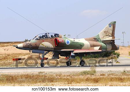 Israeli Air Force TA-4 Ayit taken before take-off at Hatzerim Airbase, Israel. View Large Photo Image Picture - Israeli Air Force TA-4 Ayit taken before take-off at Hatzerim Airbase, Israel.. Fotosearch