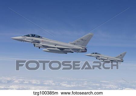 Italian Air Force Eurofighter Typhoon jets. View Large Photo Image Picture - Italian Air Force Eurofighter Typhoon jets.. Fotosearch