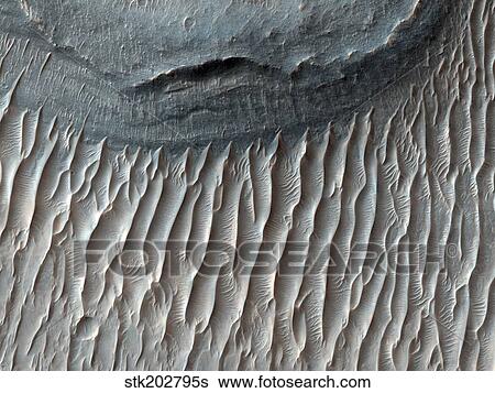 Stock Photograph - Ius Chasma, a large canyon on Mars in the western region of Valles Marineris.. Fotosearch