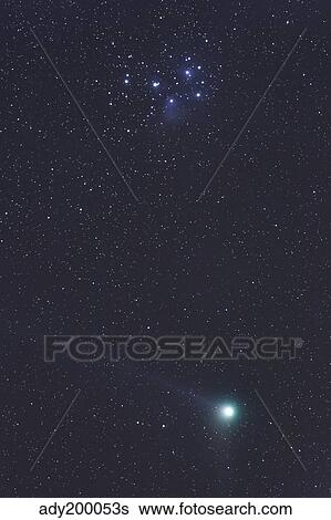 January 6, 2005 - Comet Machholz. View Large Photo Image Stock Photograph - January 6, 2005 - Comet Machholz.. Fotosearch