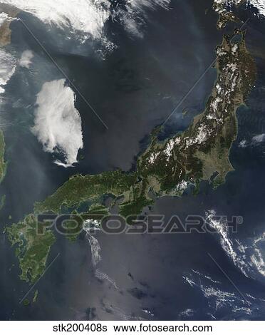 Japan's main island, Honshu. View Large Photo Image Stock Photograph - Japan's main island, Honshu.. Fotosearch