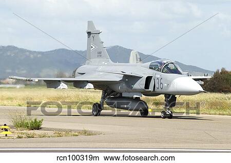 JAS-39C Gripen of the Hungarian Air Force. View Large Photo Image Picture - JAS-39C Gripen of the Hungarian Air Force.. Fotosearch