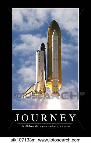 Picture - Journey: Inspirational Quote and Motivational Poster. Fotosearch