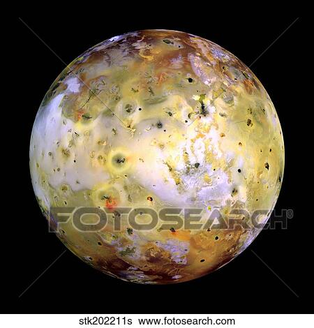 Jupiter's moon Lo. View Large Photo Image Stock Photograph - Jupiter's moon Lo.. Fotosearch