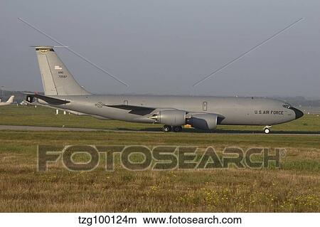 KC-135R Stratotanker, Geilenkirchen Airfield, Germany. View Large Photo Image Picture - KC-135R Stratotanker, Geilenkirchen Airfield, Germany.. Fotosearch