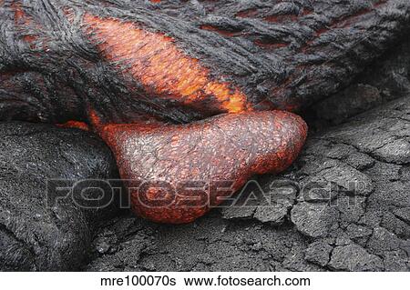 Kilauea Pahoehoe lava flow, Big Island, Hawaii. View Large Photo Image Stock Photograph - Kilauea Pahoehoe lava flow, Big Island, Hawaii.. Fotosearch