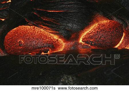 Kilauea Pahoehoe lava flow, Big Island, Hawaii. View Large Photo Image Stock Photograph - Kilauea Pahoehoe lava flow, Big Island, Hawaii.. Fotosearch