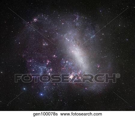 Large Magellanic Cloud. View Large Photo Image Stock Photograph - Large Magellanic Cloud.. Fotosearch