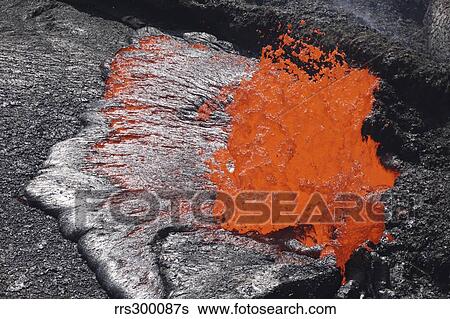 Lava bursting at edge of active lava lake, Erta Ale volcano, Danakil Depression, Ethiopia. View Large Photo Image Stock Photograph - Lava bursting at edge of active lava lake, Erta Ale volcano, Danakil Depression, Ethiopia.. Fotosearch