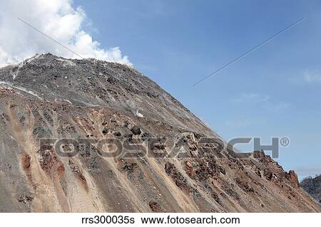 Lava Dome sitting in summit crater of Chaiten volcano, Chile. View Large Photo Image Stock Photograph - Lava Dome sitting in summit crater of Chaiten volcano, Chile. . Fotosearch