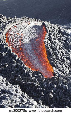 Lava flow on the flank of Pacaya volcano, Guatemala. View Large Photo Image Stock Photograph - Lava flow on the flank of Pacaya volcano, Guatemala.. Fotosearch