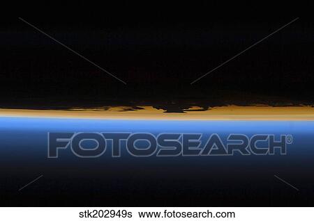 Layers of Earth's atmosphere View Large Photo Image Stock Photograph - Layers of Earth's atmosphere. Fotosearch