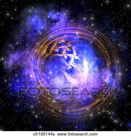 Leftover remnants from a supernova explosion. View Large Illustration Stock Illustration - Leftover remnants from a supernova explosion.. Fotosearch
