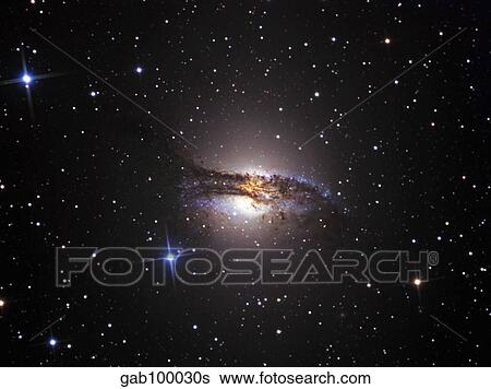 Stock Photograph - Lenticular galaxy Centaurus A.. Fotosearch