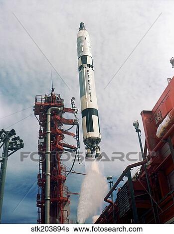 Lift-off of Gemini-Titan 11, Cape Canaveral, Florida. View Large Photo Image Stock Photograph - Lift-off of Gemini-Titan 11, Cape Canaveral, Florida.. Fotosearch