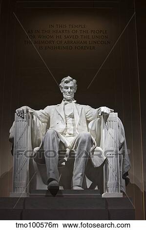 Picture - Lincoln Memorial, Washington D. C., USA.. Fotosearch