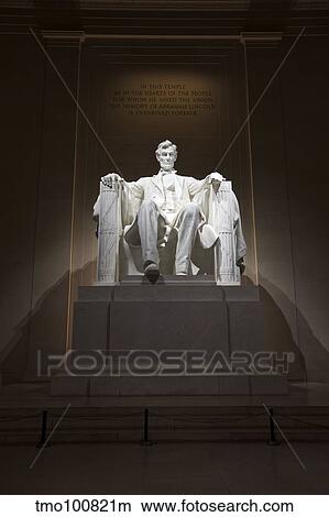 Picture - Lincoln Memorial, Washington D. C., USA.. Fotosearch