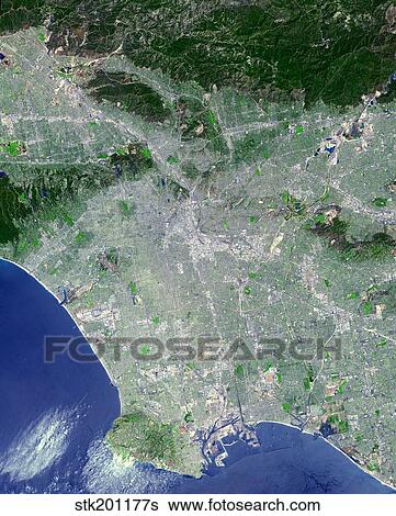 Stock Photograph - Los Angeles, California, and its metropolitan area. Fotosearch