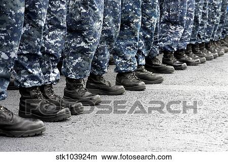 Low section view of sailors forming ranks for an award ceremony. View Large Photo Image Picture - Low section view of sailors forming ranks for an award ceremony.. Fotosearch