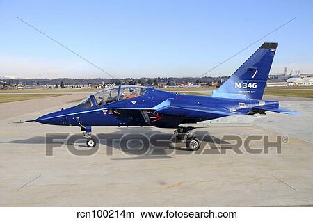 M-346 Master first prototype at Venegono Airport, Italy. View Large Photo Image Picture - M-346 Master first prototype at Venegono Airport, Italy.. Fotosearch