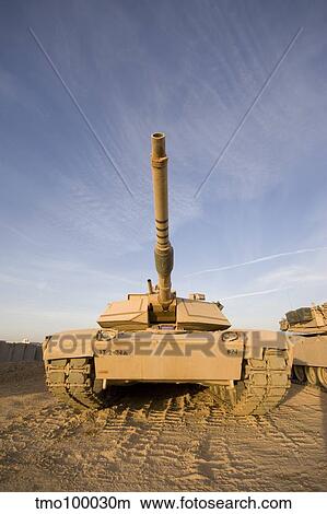 M1 Abrams tank at Camp Warhorse. View Large Photo Image Picture - M1 Abrams tank at Camp Warhorse.. Fotosearch