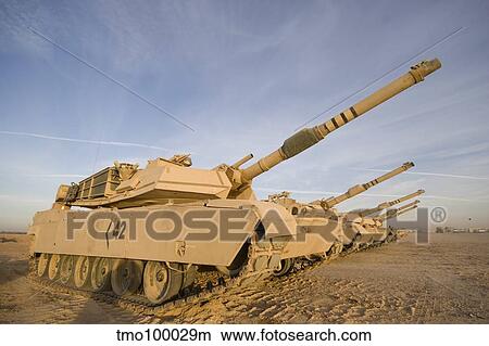 M1 Abrams tanks at Camp Warhorse. View Large Photo Image Picture - M1 Abrams tanks at Camp Warhorse.. Fotosearch