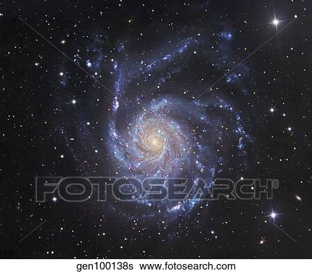 Stock Photograph - M101, The Pinwheel Galaxy in Ursa Major. Fotosearch