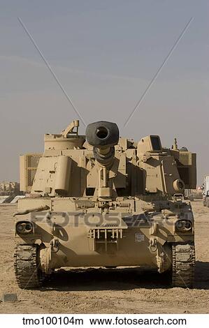 M109 Paladin, a self-propelled 155mm howitzer. View Large Photo Image Picture - M109 Paladin, a self-propelled 155mm howitzer.. Fotosearch