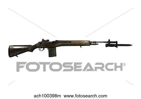 M14 rifle, developed from the M1 Garand. View Large Photo Image Picture - M14 rifle, developed from the M1 Garand.. Fotosearch