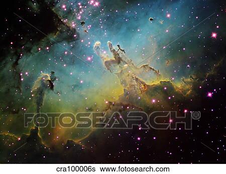 M16 the Eagle Nebula View Large Photo Image Stock Photograph - M16 the Eagle Nebula. Fotosearch