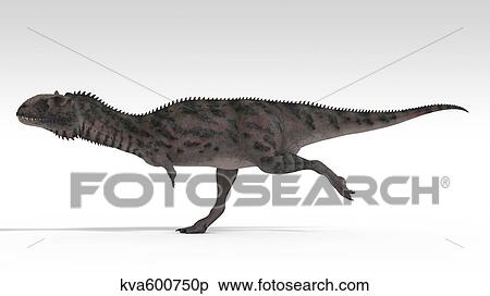 Majungasaurus dinosaur, white background. View Large Illustration Stock Illustration - Majungasaurus dinosaur, white background.. Fotosearch