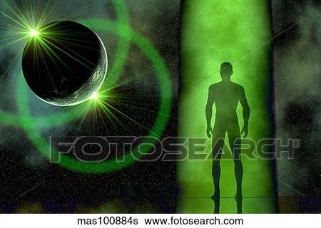 Stock Illustration - Mankinds continued progress in science and technology.. Fotosearch