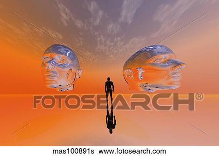 Mankinds quest for infinite knowledge and power. View Large Illustration Stock Illustration - Mankinds quest for infinite knowledge and power.. Fotosearch