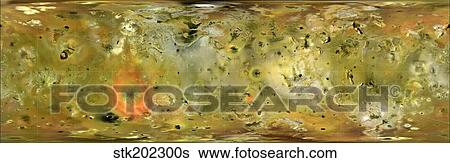 Map of Jupiter's moon Lo. View Large Photo Image Stock Photograph - Map of Jupiter's moon Lo.. Fotosearch